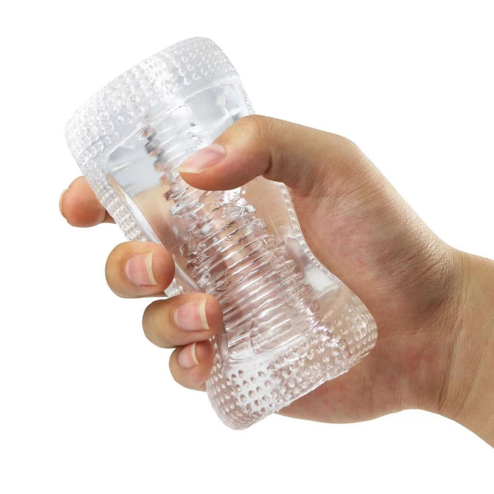 TPE Material Pocket Male Masturbator - Designed to Enhance Sexual Stamina, Realistic Feel for Intense Pleasure
