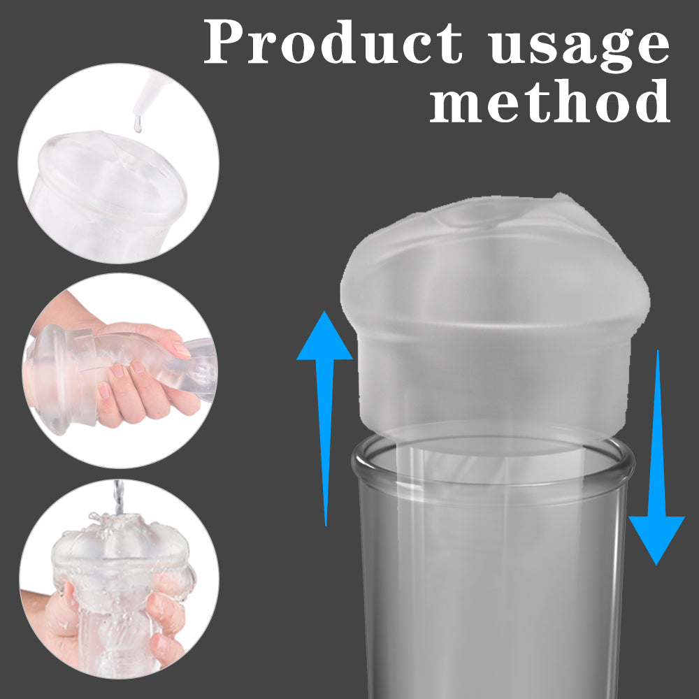 Black USB Charging Electric Male Masturbator – Realistic Vagina for Intense Orgasm