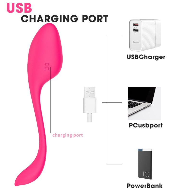 Moremorelove App-Controlled Wearable Panty Vibrator – 10 Vibration Modes, Mini G-Spot Bullet, Rose Dildo & Clitoral, Vaginal, Anal Stimulator for Women & Couples