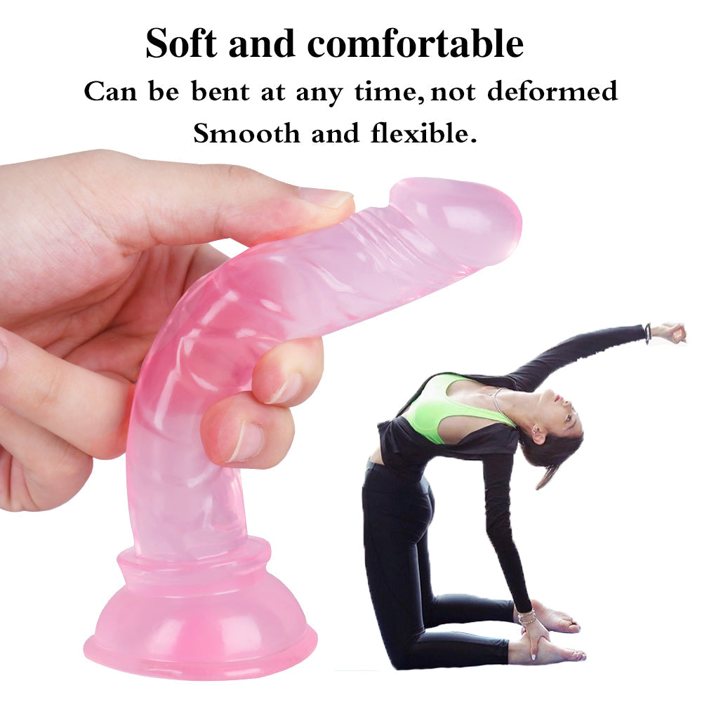 4 Colors TPE Dual-Use Dildo & Anal Plug – Soft, Comfortable for Easy Climax