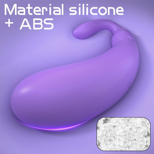 Moremorelove Portable Eggplant Vibrator – Dual-Point Stimulator for Women, Clit & G-Spot Bullet Massager