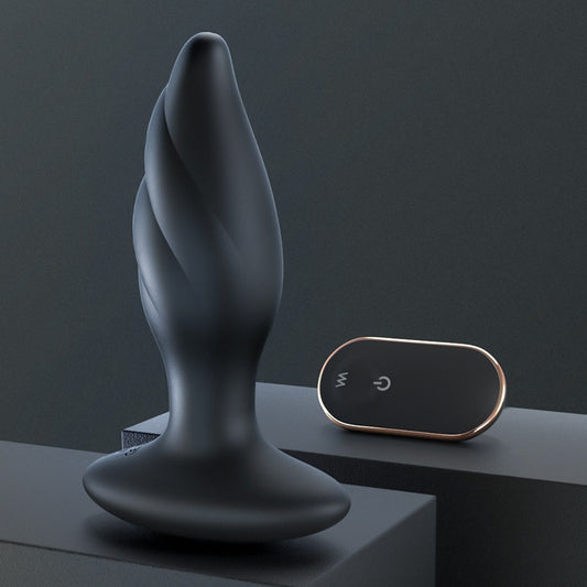 Moremorelove Anal Plug – Vibrating Anal Beads, Adult Sex Toy SM Expander & Teasing Stimulator for Men & Women