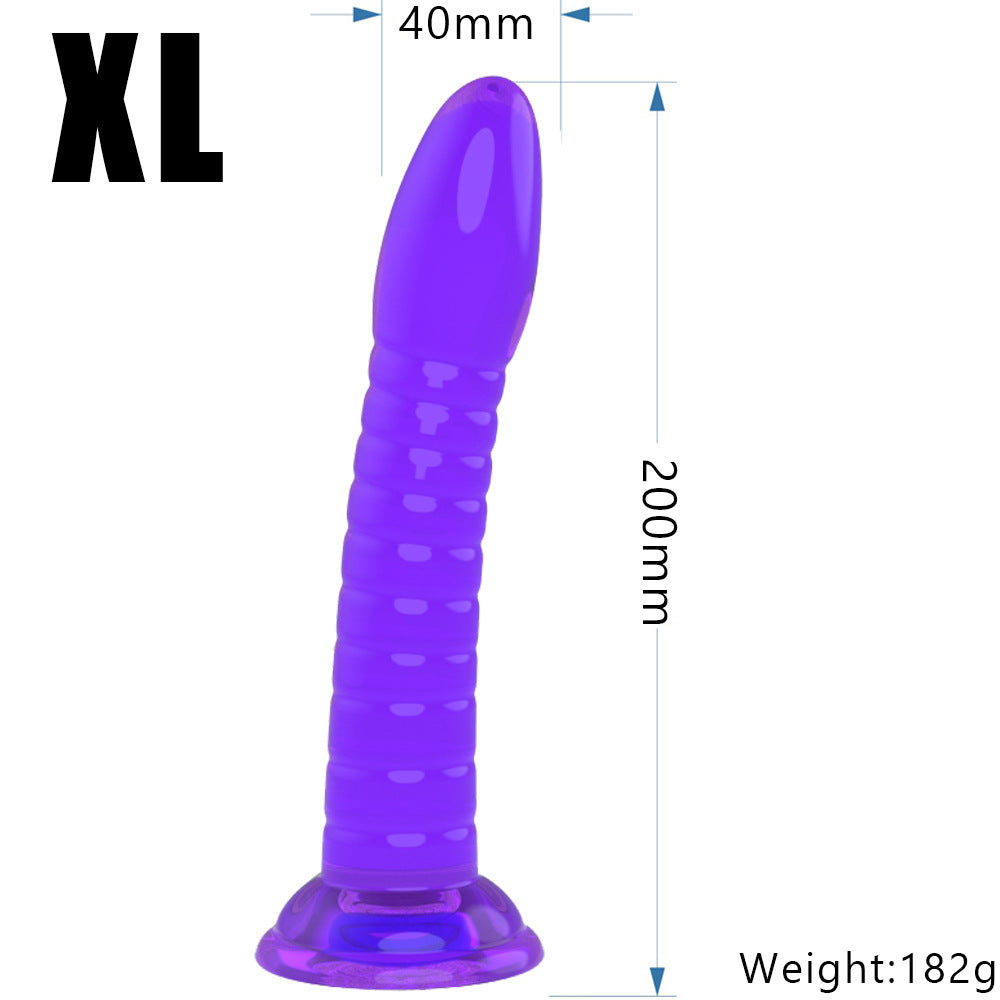 4 Farben TPE-Material Dildo Sexspielzeug für Erwachsene Bequemer und leicht zu erreichender Dildo