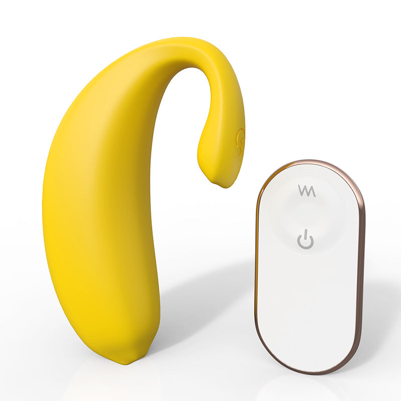 Moremorelove Banana-Shaped Vibrator – Discreet, Remote-Controlled, Portable Pleasure Toy for Women