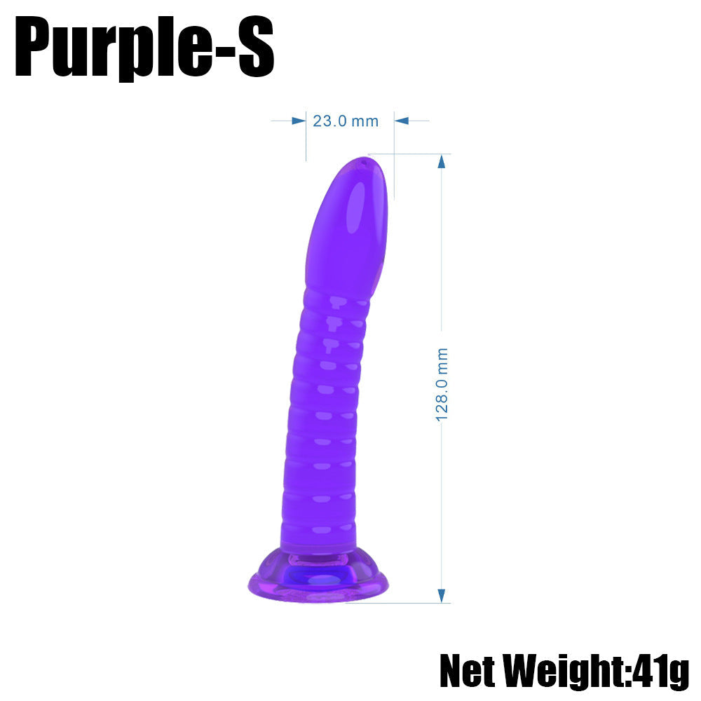 4 Farben TPE-Material Dildo Sexspielzeug für Erwachsene Bequemer und leicht zu erreichender Dildo