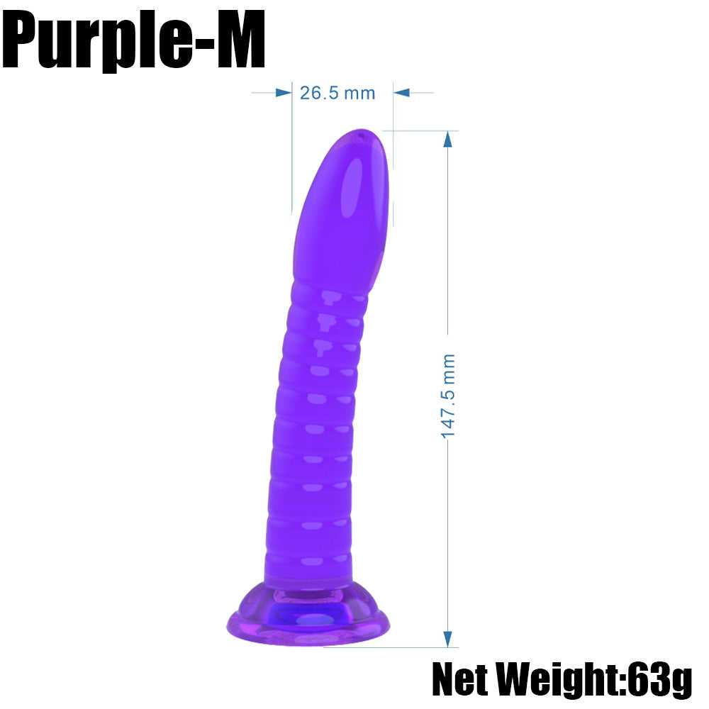 4 Farben TPE-Material Dildo Sexspielzeug für Erwachsene Bequemer und leicht zu erreichender Dildo