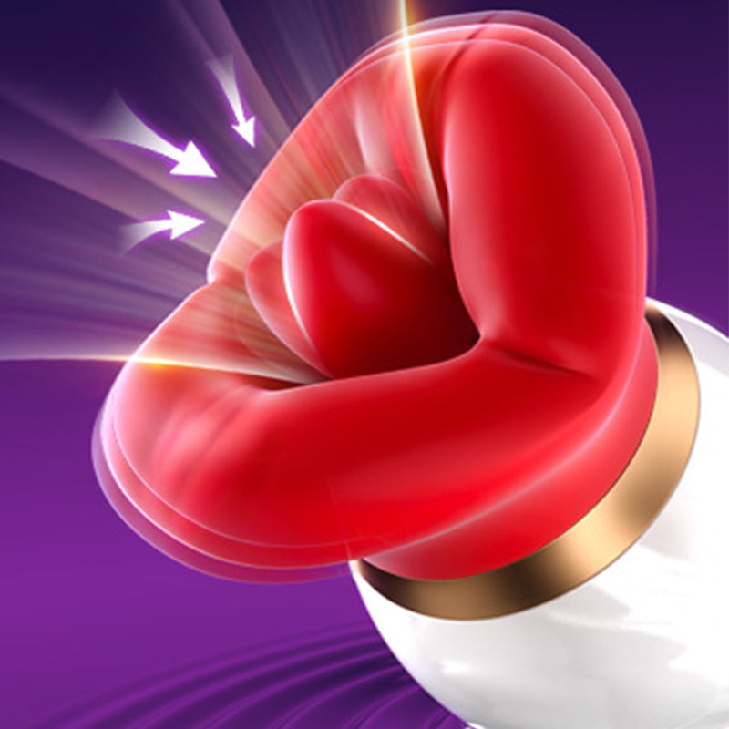 Moremorelove App-Controlled & Button-Controlled Rose Sucking Vibrator – 10 Sucking, Licking & Vibration Modes, Clit, Nipple & Anal Stimulation for Women & Couples