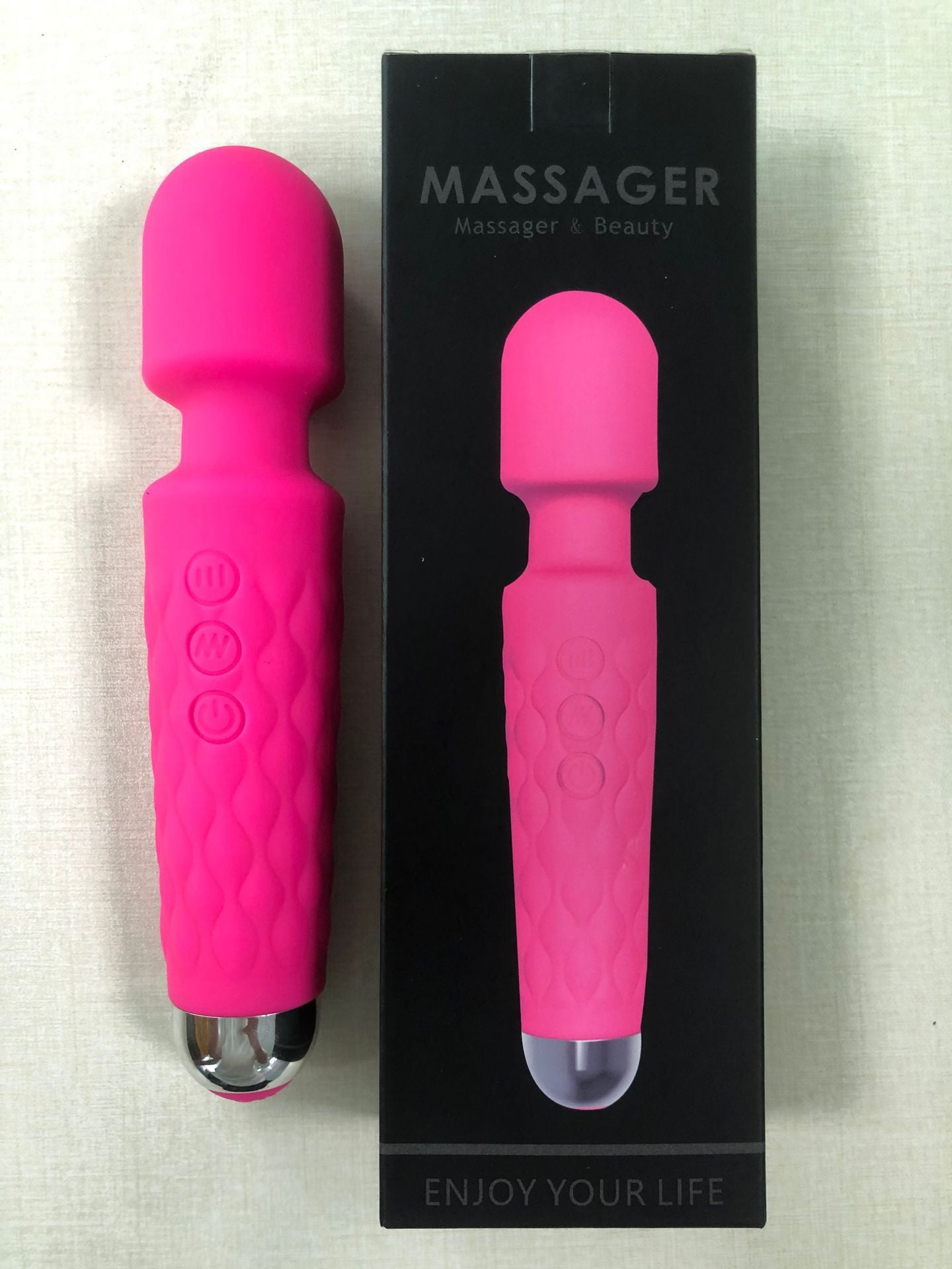 Moremorelove Rechargeable G-Spot Vibrator Wand – 20-Frequency Personal Massager with Strong Vibration for Female Erotic Pleasure & Masturbation