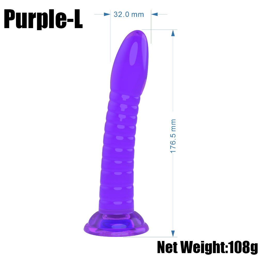 4 Farben TPE-Material Dildo Sexspielzeug für Erwachsene Bequemer und leicht zu erreichender Dildo
