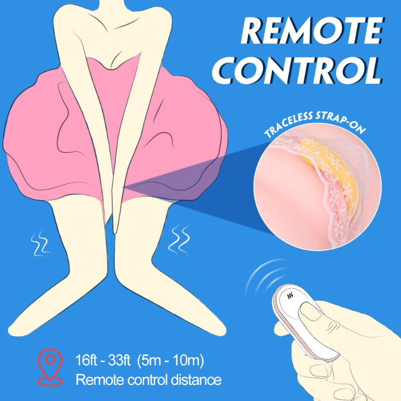 Moremorelove Banana-Shaped Vibrator – Discreet, Remote-Controlled, Portable Pleasure Toy for Women