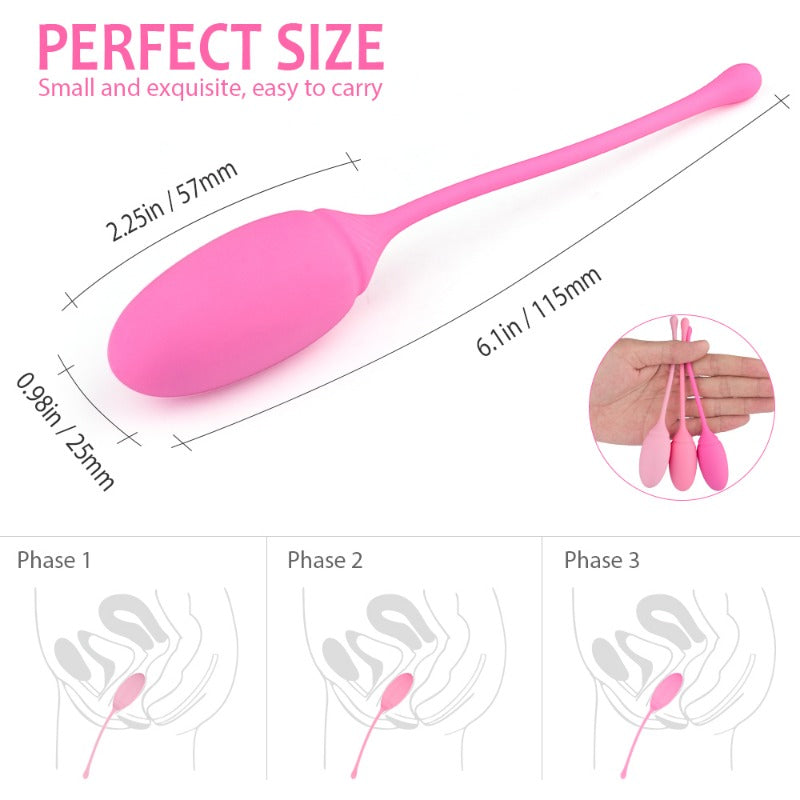Moremorelove Kegel Ball – Vaginal Weights for Women, Postpartum Recovery & Pelvic Floor Training