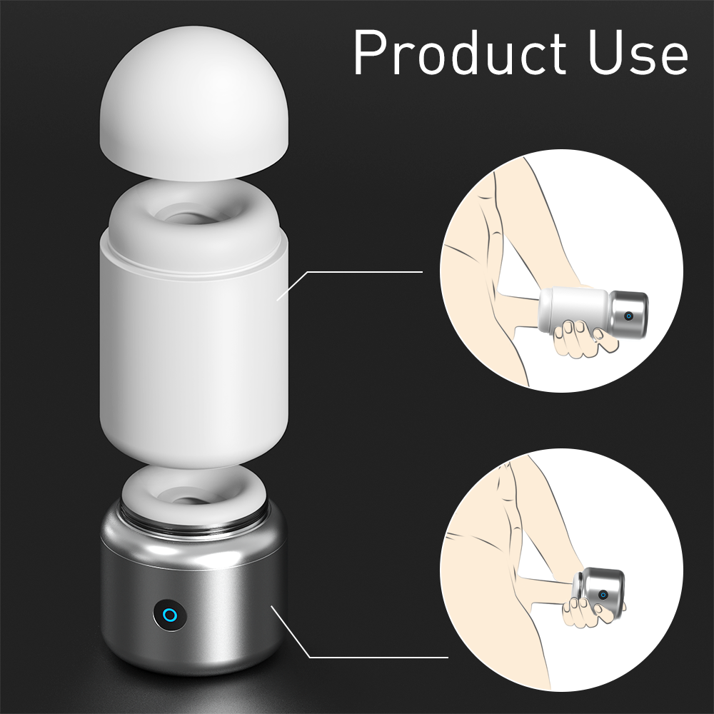 USB-Rechargeable Realistic Vagina Masturbator – Soft & Portable Male Stroker for Intense Pleasure