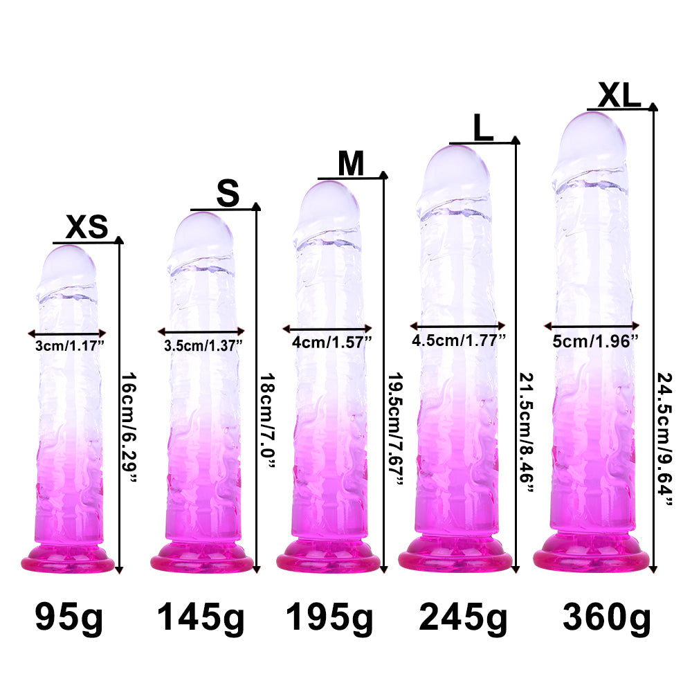5 Colors TPE Mixed Colors Dildo - Soft, Comfortable Adult Pleasure Toy for Easy Climax, Premium Design for Enhanced Sensation