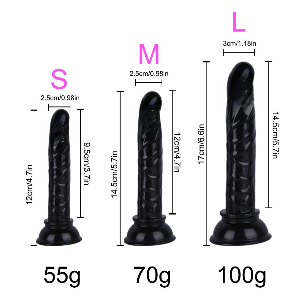 4 Colors TPE Dual-Use Dildo & Anal Plug – Soft, Comfortable for Easy Climax
