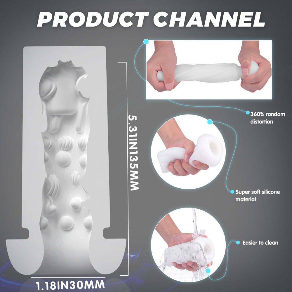 Black USB Charging Electric Male Masturbator – Realistic Vagina, Portable for Intense Orgasm