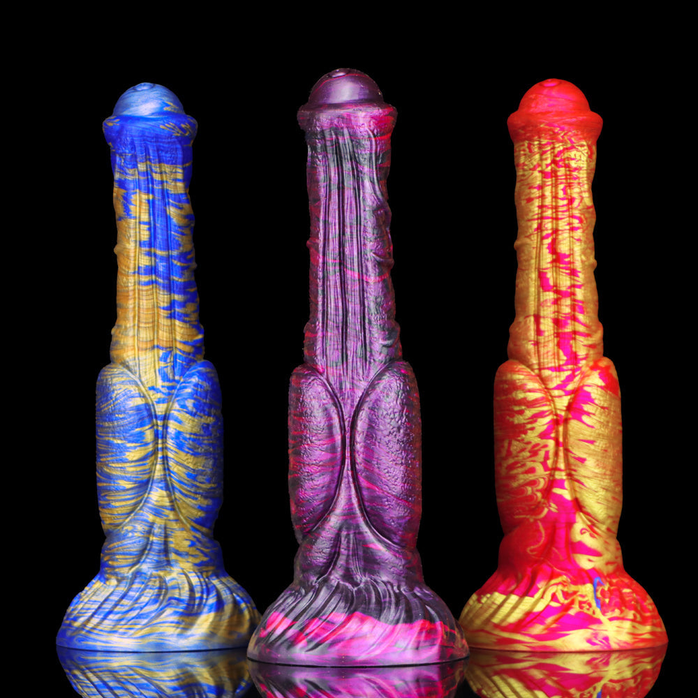 3 Colors Horse-shaped Silicone Dildo – Unique & Stimulating Adult Toy