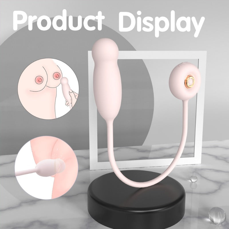 Moremorelove Rechargeable 9-Frequency Thrusting Egg Vibrator – Heated, Smooth & Powerful Personal Massager for Female Pleasure & Masturbation